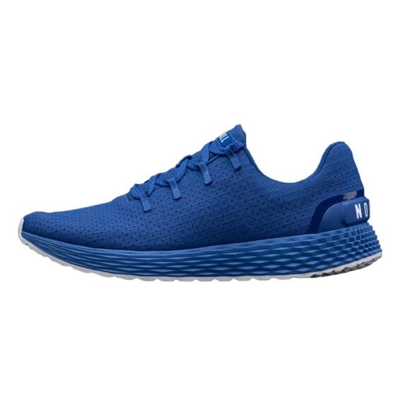 NoBull Ripstop Runner Sneakers Perforated Athletic Low Top Lace Up Blue M7 W8.5 - Picture 1 of 7